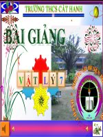 Tiết 30 Hiệu điện thế giữa hai đầu dụng cụ dùng điện