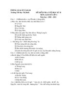 de thi lop4 - Cuoi HK 2 lich su