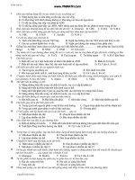 360 câu hỏi trắc nghiệm sinh học lớp 12 dành cho ôn thi đại học