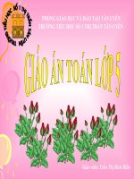 Toán (Lớp 5): Ôn tập về chu vi, diện tích một số hình