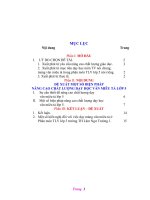 MỘT SỐ BIỆN PHÁP NÂNG CAO CHẤT LƯỢNG DẠY HỌC VĂN MIÊU TẢ LỚP 5