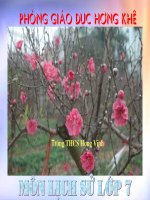 Sử 7 Bài 23 tiết 49