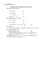 ĐÊ THI HKII LỚP 11 (HAY)