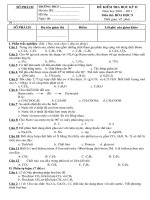 De thi hoc ki 2 hoa  9