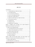 luận văn quản trị chiến lược Giải pháp nâng cao năng lực cạnh tranh của khách sạn Golden Sun Palace