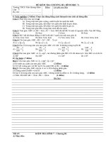 Đề và đáp án kiểm tra chương 3 Hình (theo ma trận mới)