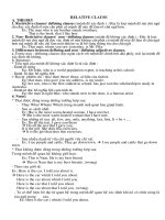 Outline for the second term test 11