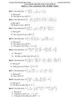 mot so de thi mon toan vao lop 10