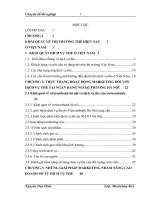 luận văn quản trị marketing  Giải pháp Marketing cho sản phẩm thẻ ATM hướng tới đối tượng sinh viên Hà Nội tại Vietcombank Hà Nội