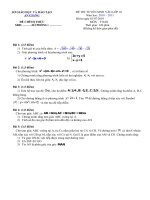 Đề thi tuyển sinh 10 môn Toán tỉnh An Giang 2010-2011.