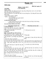 TUẦN 33 lớp 1 (CKT-KNS) CLAN QT