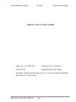 Nghiên cứu khả năng xử lý cr6+ trong nước bằng vất liệu hấp phụ chế tạo từ vỏ đậu tương