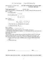 Tong  hop cac de thi vao 10(Hot)