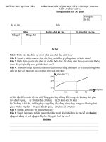 BỘ ĐỀ K2 VÀ ĐÁP LÝ 678