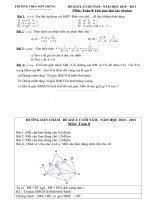 ĐÊ VÀ HDC THI HKII-TOAN 8-NĂM 2010-2011.