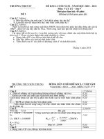 ĐÊ VÀ HDC THI HKII-VAT LY 9-NĂM 2010-2011.