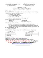 Đề thi HK II môn Địa 7 - Huyện Lương Sơn - 08