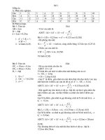 ĐỀ KIỂM TRA HỌC KỲ 2 VẬT LÝ 11 - cb 11 SO 1