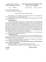 KH triển khai tuần lễ nước sạch,VSMT năm 2011