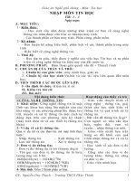 Giao an nghe Tin hoc ung dung