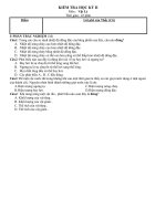 ĐỀ KT HKII L6 NÂNG CAO
