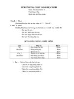 Đề thi học Kỳ II khối 6 năm 2011 chuẩn