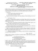 Đề và đáp án thi HSG văn 9 huyện Tháp Mười (2010-2011).