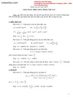 200 bài tập casio lớp 8 và 9