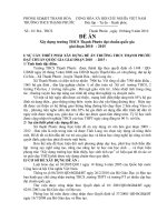 Đề án xây dựng trường đạt chuẩn QG