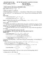 ĐỀ THI THỬ ĐH KB-2011  LB1