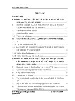 luận văn quản trị chiến lược Lợi nhuận và các biện pháp nâng cao lợi nhuận trong các doanh nghiệp vừa và nhỏ ở Việt Nam.