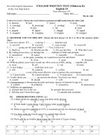 Các cấu trúc ngữ pháp 10