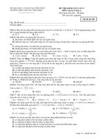 ĐỀ KHẢO SÁT ĐH CHUYÊN VP LẦN 3(CHƯA THI THỬ CHÍNH THỨC ĐÂU)