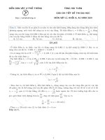 câu hỏi và lời giải chi tiết ôn thi đại môn vật lý trên thư viện vật lý 2015