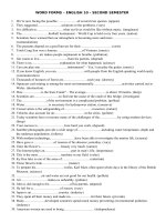 Word forms - English 10 - Second semester