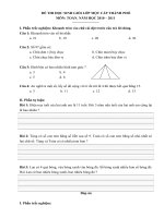 Toán 1: Đề thi HSG cấp TP NH 2010-2011