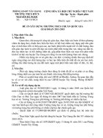 Đề an trường THCS chuẩn QG