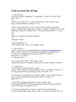 Code tao menu lien ket logo