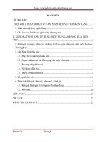thảo luận quản trị ngân hàng thương mại đề tài khảo sát nhu cầu sử dụng dịch vụ ngân hàng của sinh viên