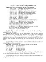 Kiến thứcthi nét đẹp đội viên