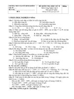 ĐỀ THI HK II CÔNG NGHỆ 8