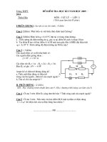 ĐỀ KIỂM TRA HỌC KỲ 1 LỚP 11 SO 1