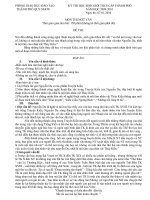 Đề và đáp án thi HSG văn 9 TP Quy Nhơn-Bình Định (2009-2010).