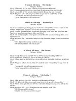 Kiểm tra khảo sát Sinh học 9