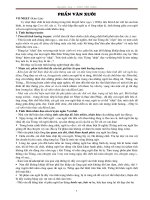 Ôn thi TN - chuyên đề VĂN