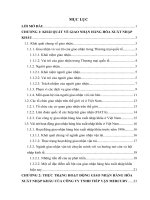 luận văn quản trị chiến lược Giải pháp đẩy mạnh hoạt động giao nhận hàng hóa xuất nhập khẩu của Công ty TNHH Tiếp vận Mercury