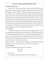 SKKN-Chuyển ý trong dạy tập đọc lớp 5