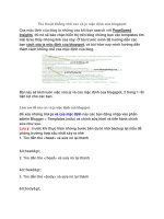 Thủ thuật khống chế css và js mặc định của blogspot