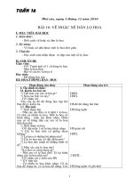 Tiết 16 - Vẽ hoặc xé dán lọ hoa