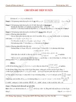 CÁC DẠNG TOÁN KHẢO SÁT HÀM SỐ - LUYỆN THI ĐẠI HỌC 2011